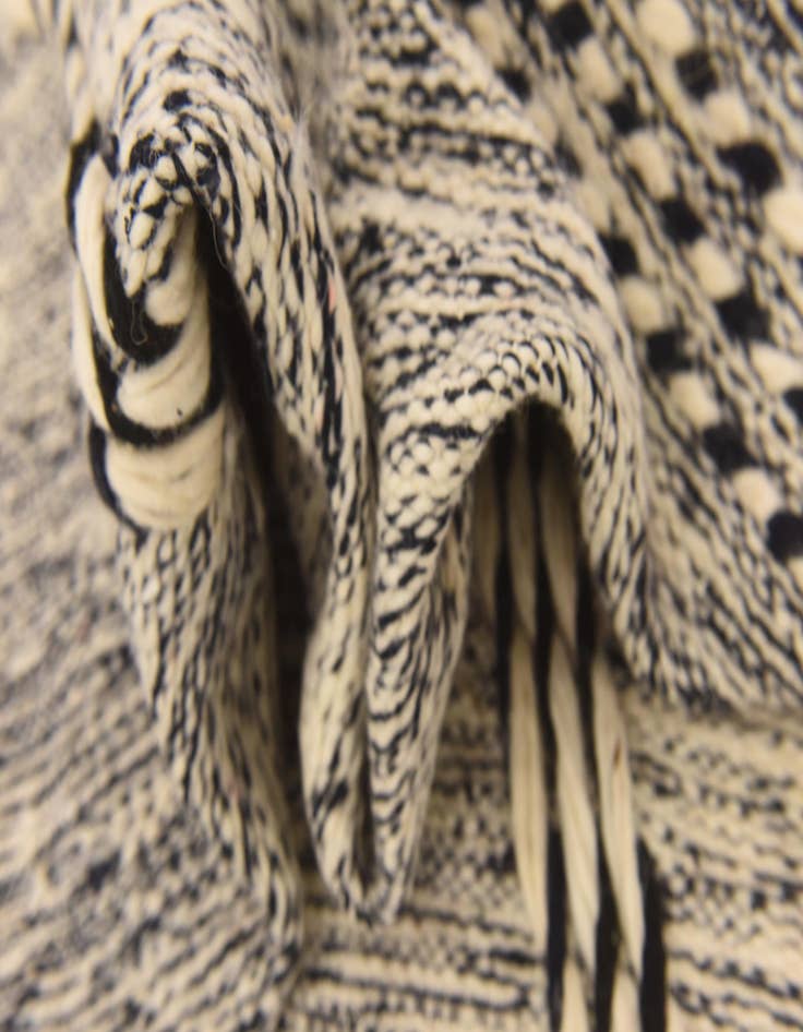 Detail image of 6' 7 x 10' 9  Hand Knotted Moroccan Wool Rug