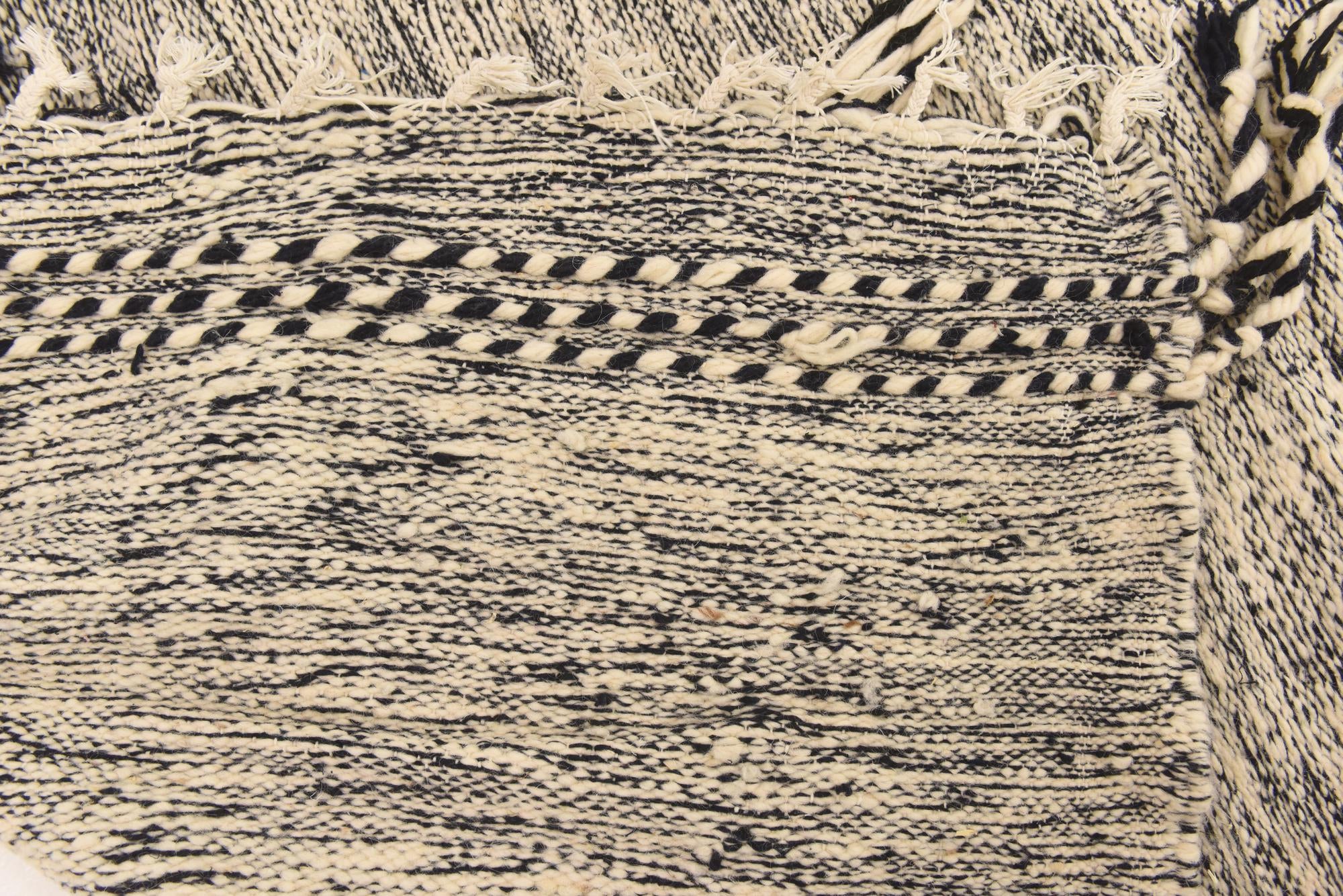 6' 7 x 10' 9 Hand Knotted Moroccan Wool Rug