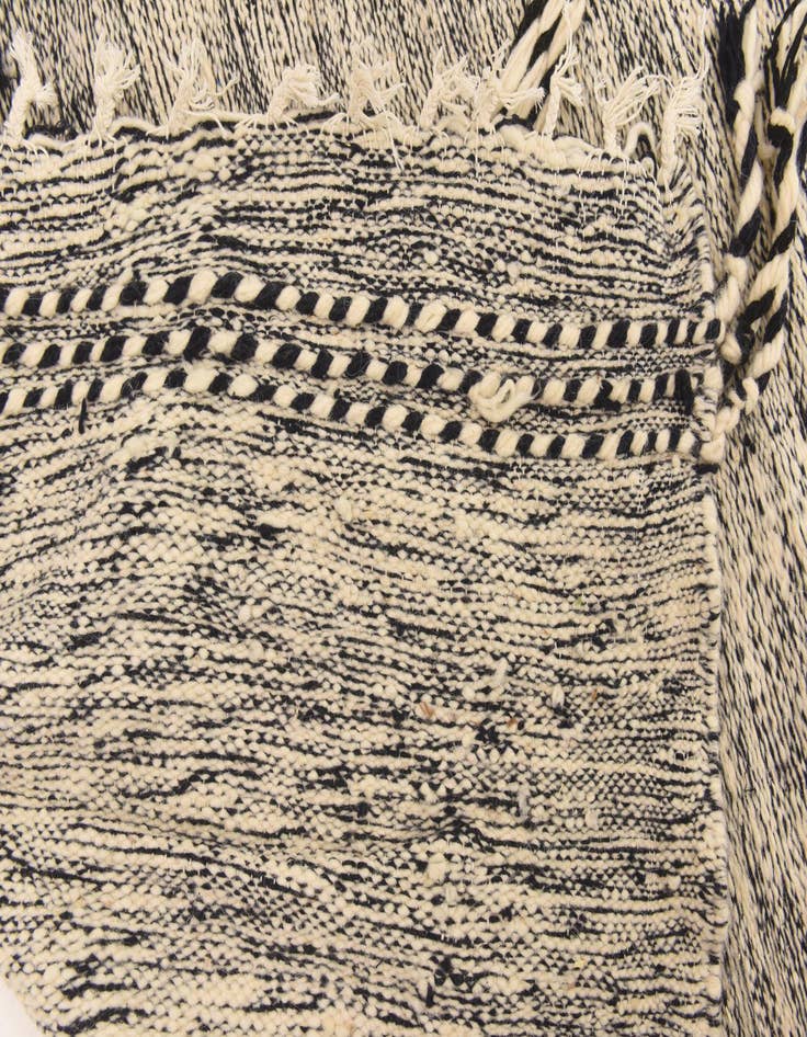 Detail image of 6' 7 x 10' 9  Hand Knotted Moroccan Wool Rug