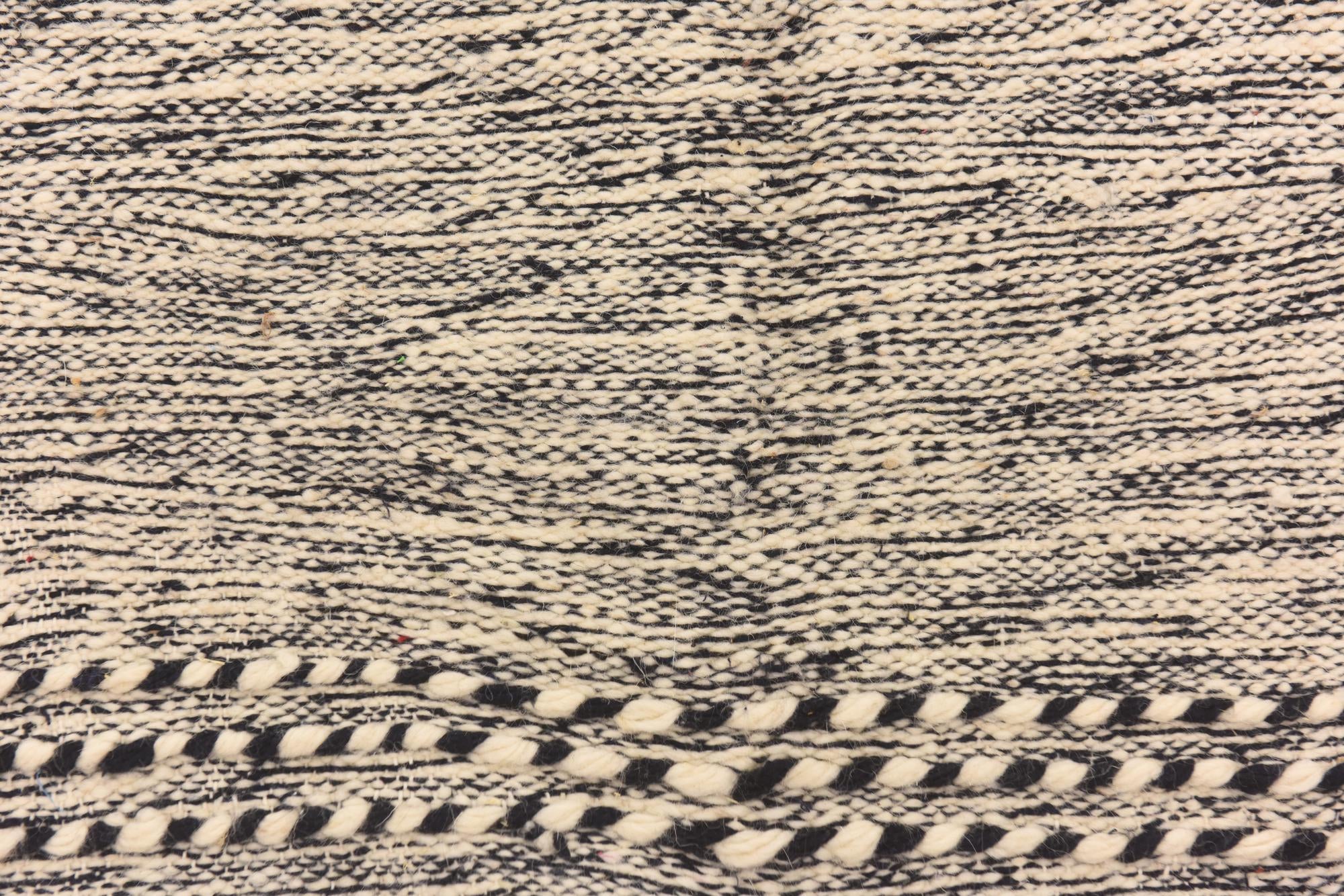 6' 7 x 10' 9 Hand Knotted Moroccan Wool Rug