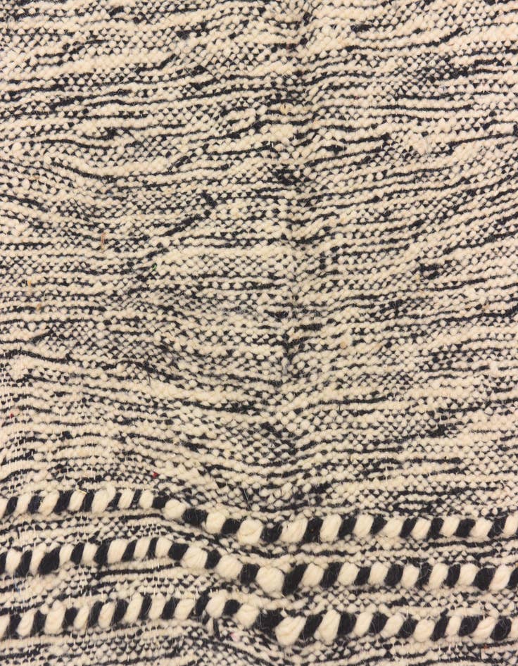 Detail image of 6' 7 x 10' 9  Hand Knotted Moroccan Wool Rug