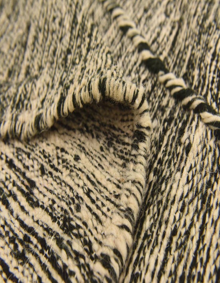 Detail image of 6' 8 x 10'  Hand Knotted Moroccan Wool Rug