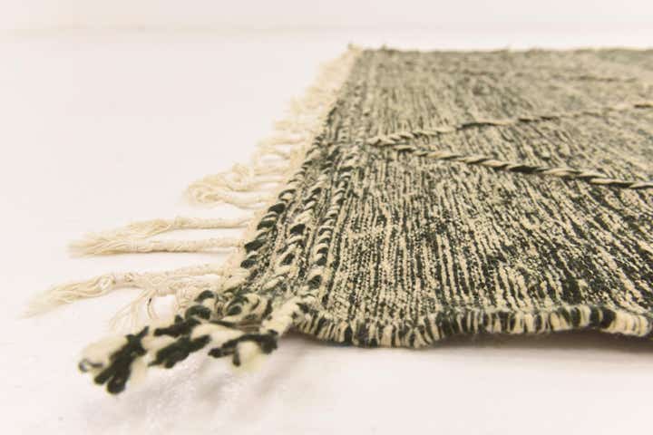 6' 8 x 10' Hand Knotted Moroccan Wool Rug