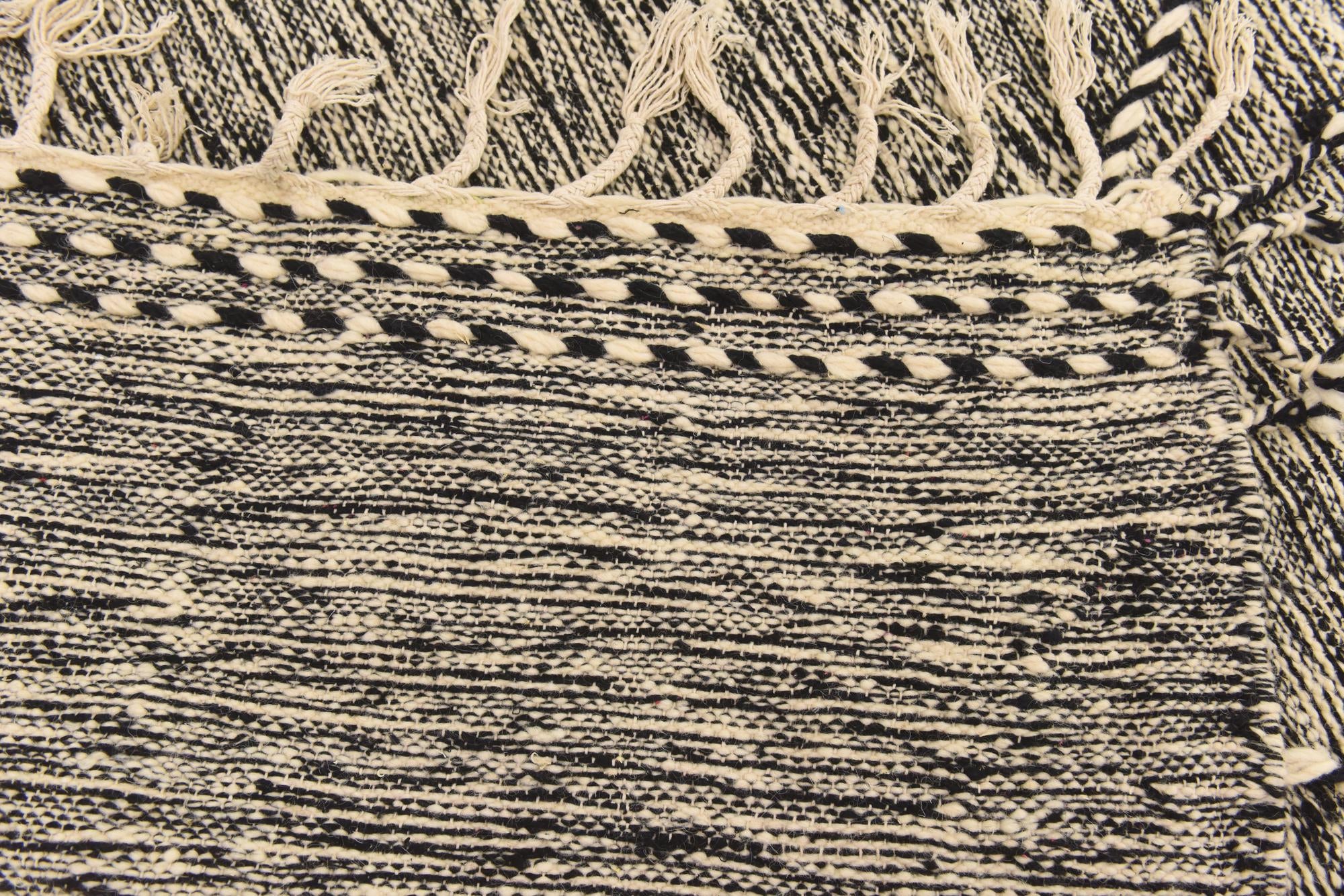 6' 7 x 9' 10 Hand Knotted Moroccan Wool Rug