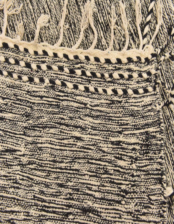 Detail image of 6' 7 x 9' 10  Hand Knotted Moroccan Wool Rug