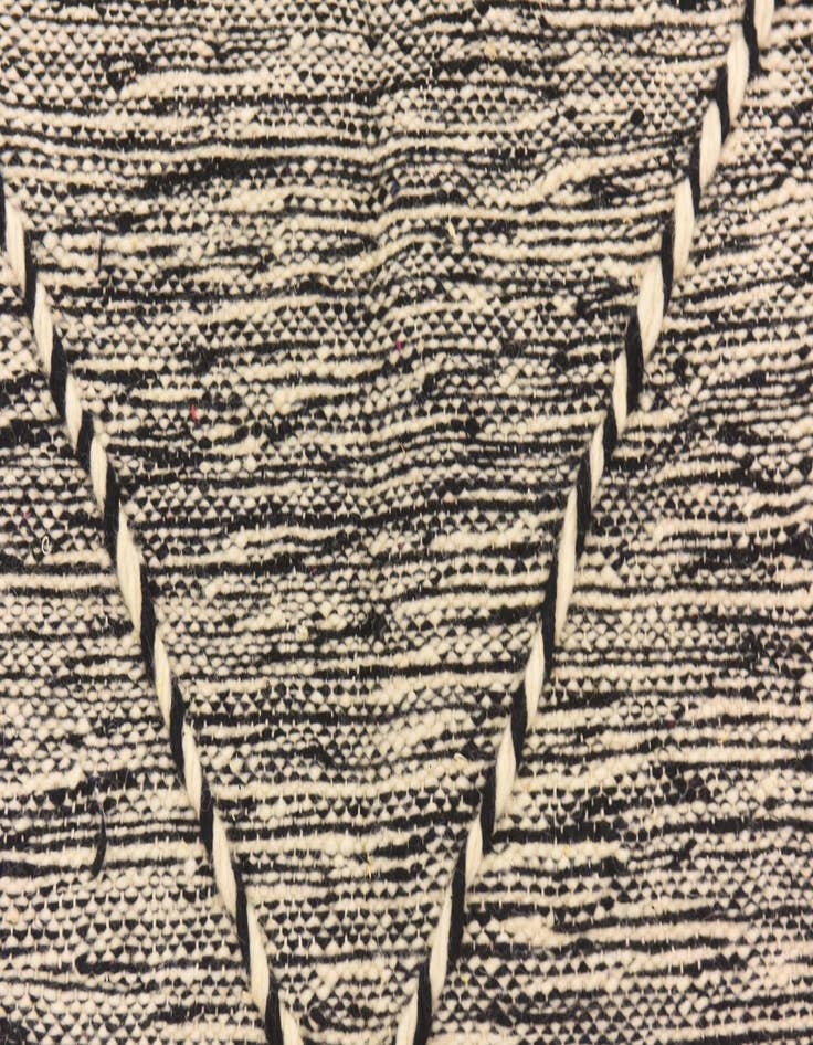 Detail image of 6' 7 x 9' 10  Hand Knotted Moroccan Wool Rug