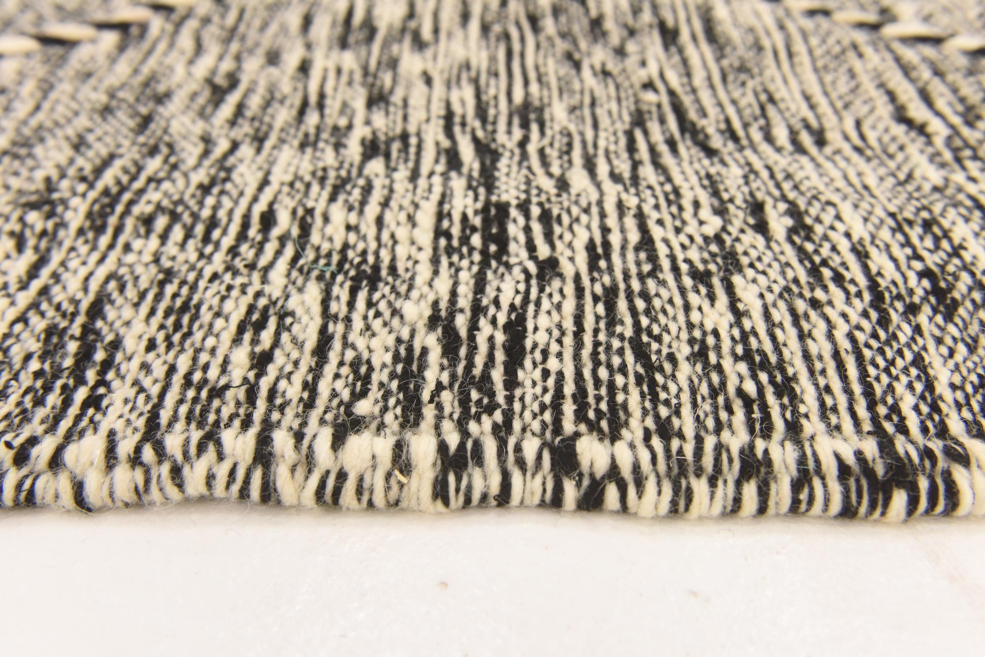 6' 7 x 9' 10 Hand Knotted Moroccan Wool Rug