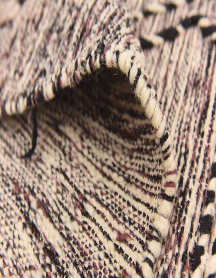 Detail image of 6' 7 x 10'  Hand Knotted Moroccan Wool Rug