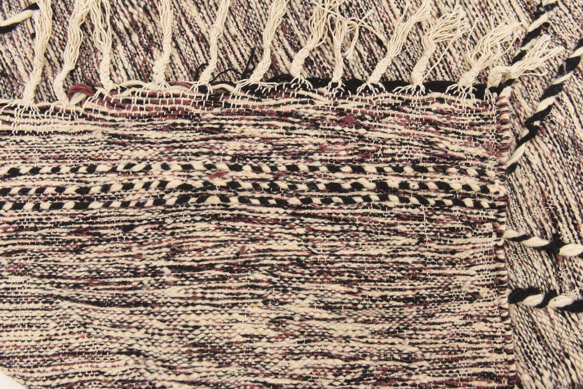 6' 7 x 10' Hand Knotted Moroccan Wool Rug