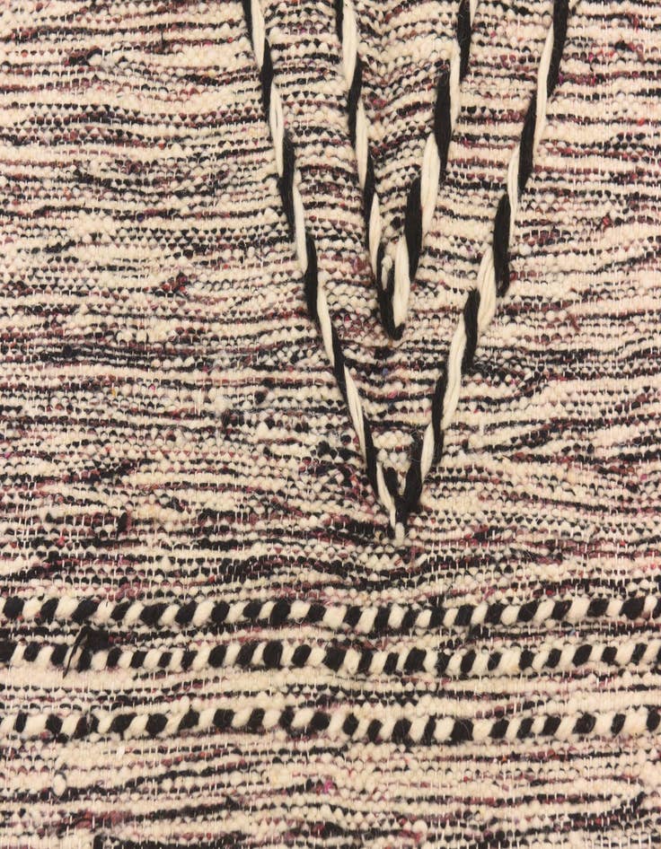 Detail image of 6' 7 x 10'  Hand Knotted Moroccan Wool Rug