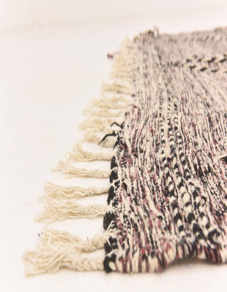 Detail image of 6' 7 x 10'  Hand Knotted Moroccan Wool Rug