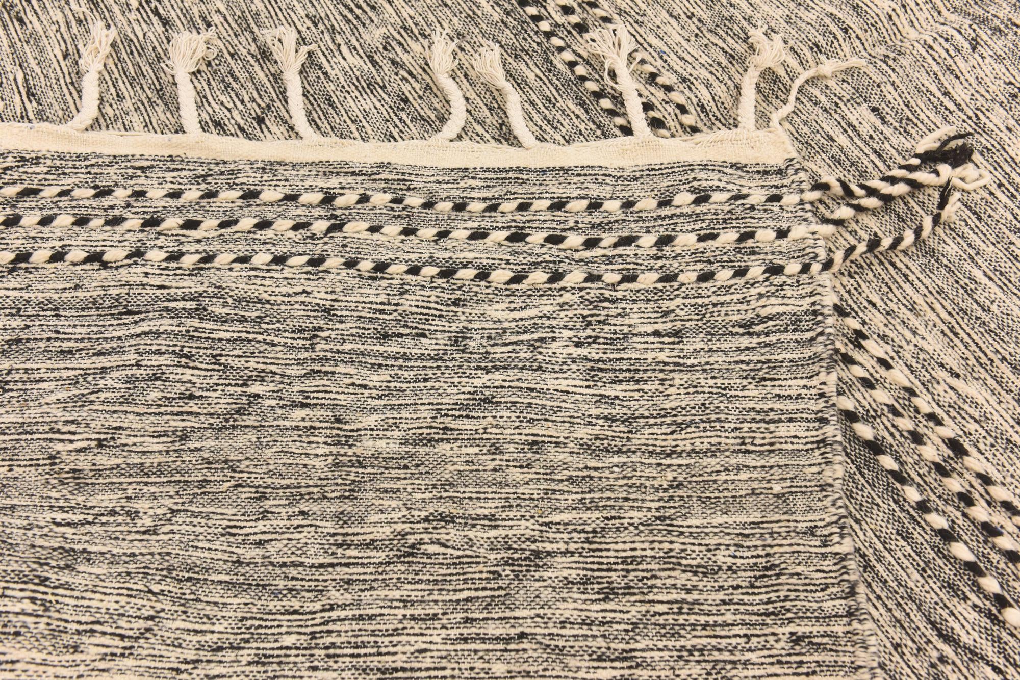 6' 4 x 9' 5 Hand Knotted Moroccan Wool Rug