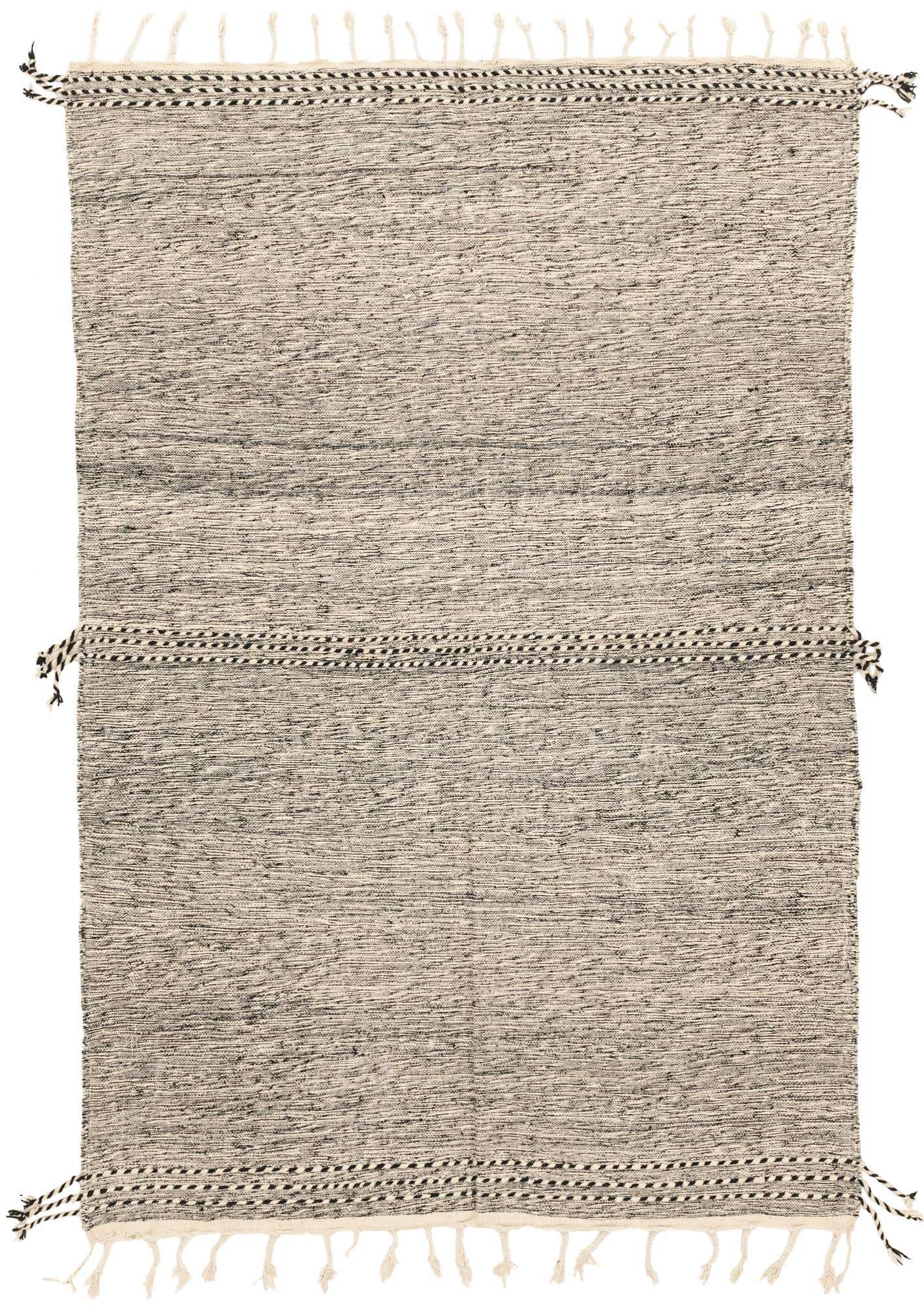 6' 4 x 9' 5 Hand Knotted Moroccan Wool Rug