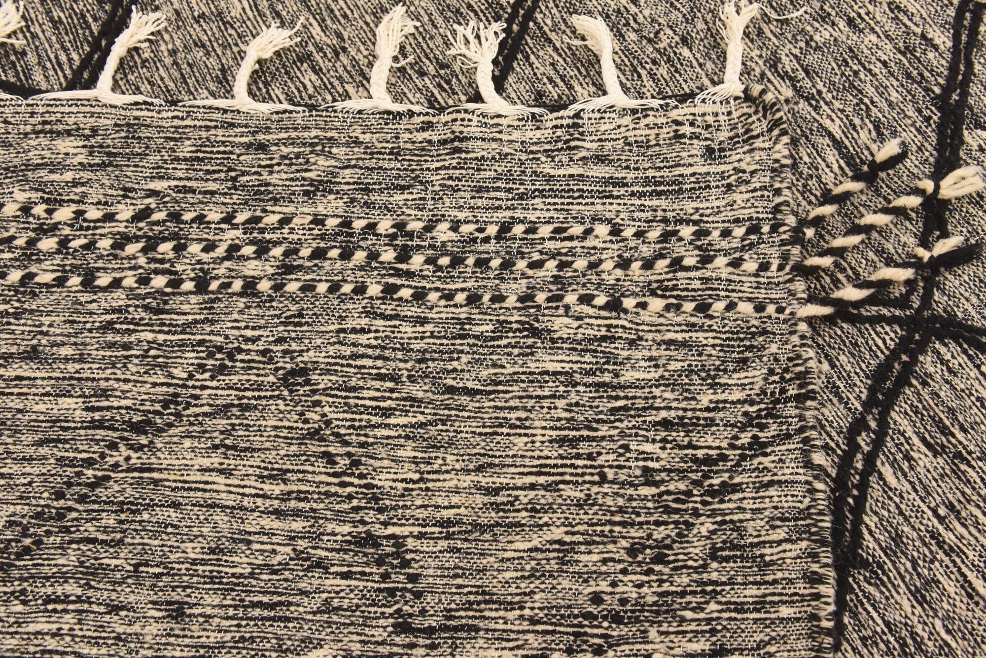 6' 4 x 10' 3 Hand Knotted Moroccan Wool Rug