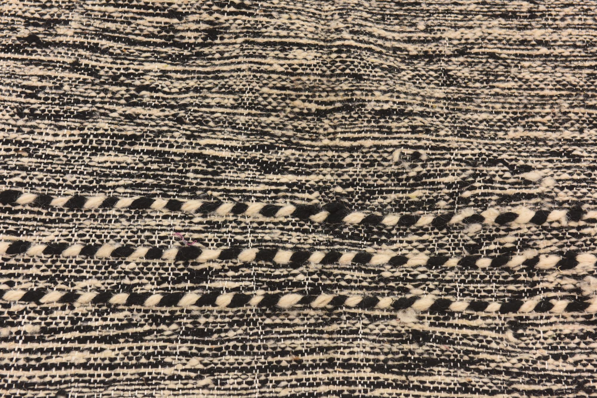 6' 4 x 10' 3 Hand Knotted Moroccan Wool Rug