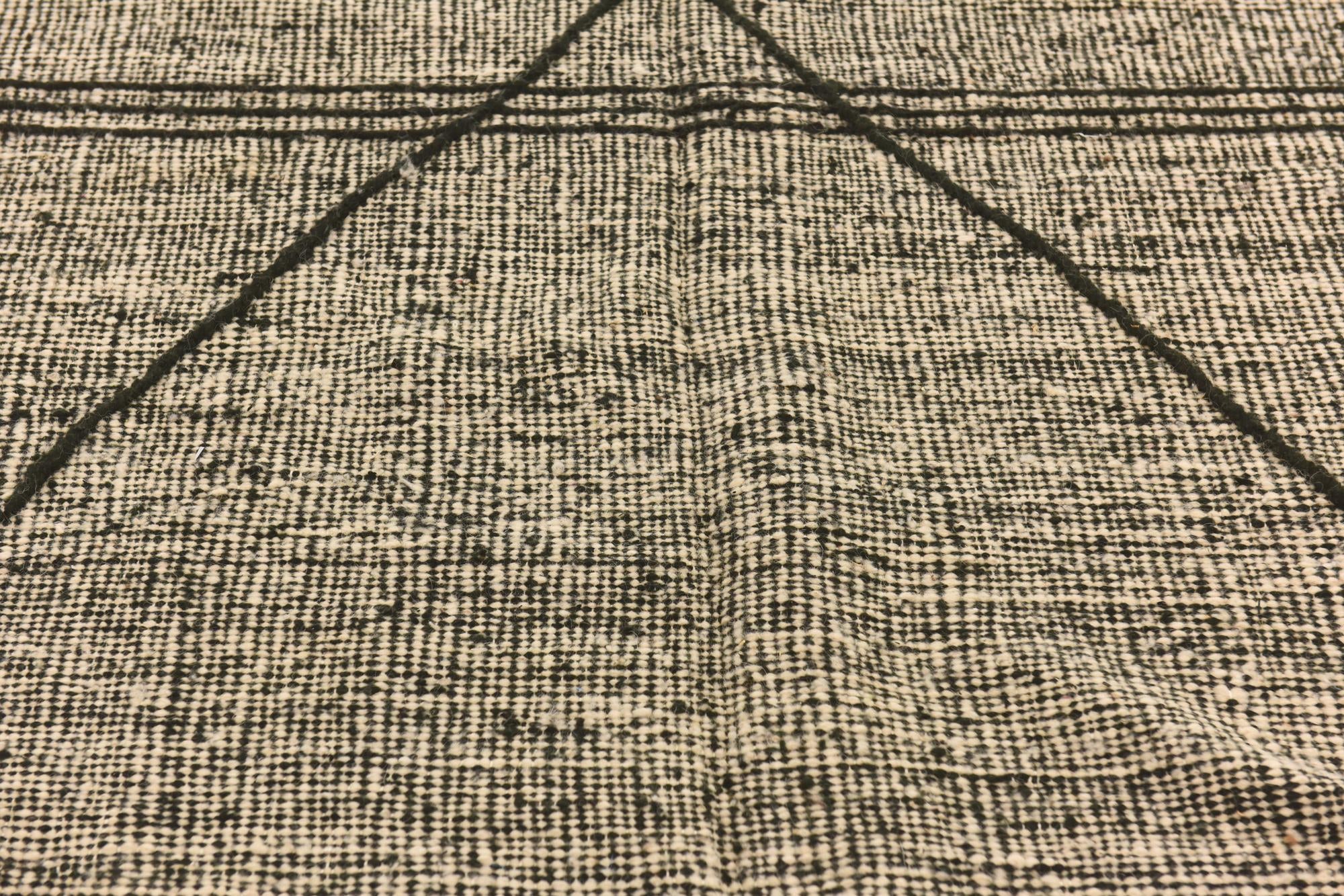 6' 6 x 10' 4 Hand Knotted Moroccan Wool Rug