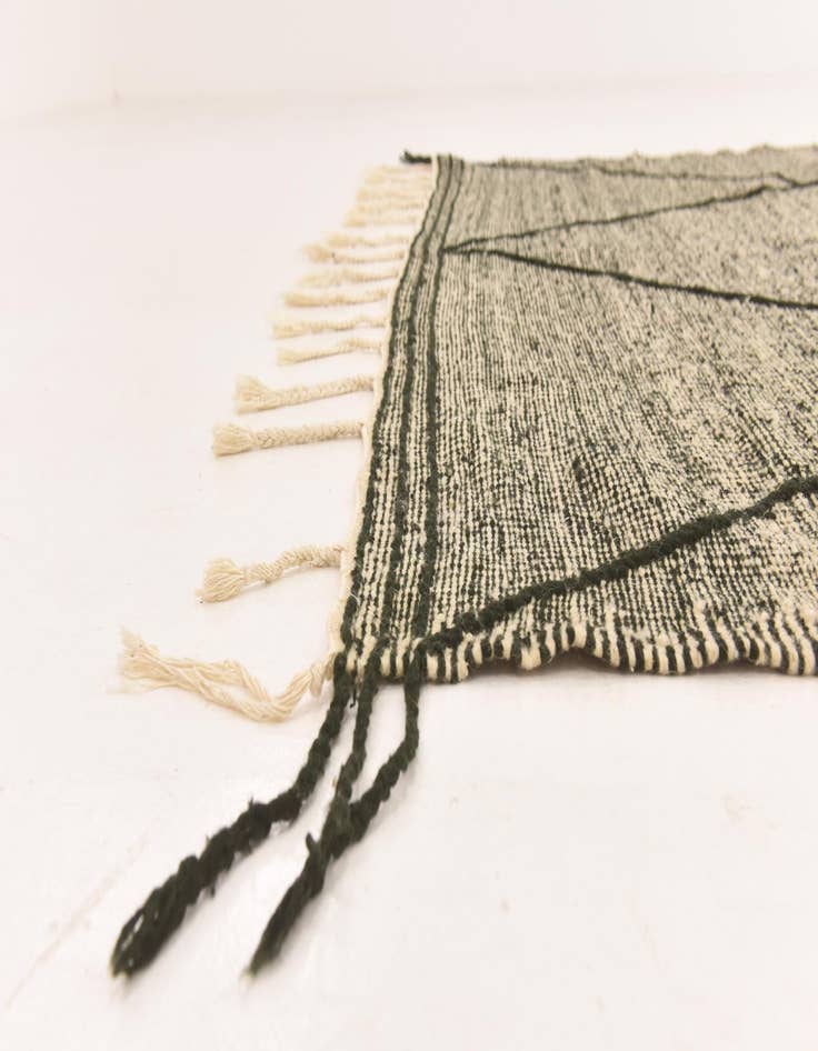 Detail image of 6' 6 x 10' 4  Hand Knotted Moroccan Wool Rug