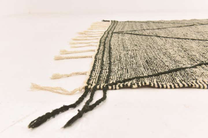 6' 6 x 10' 4 Hand Knotted Moroccan Wool Rug