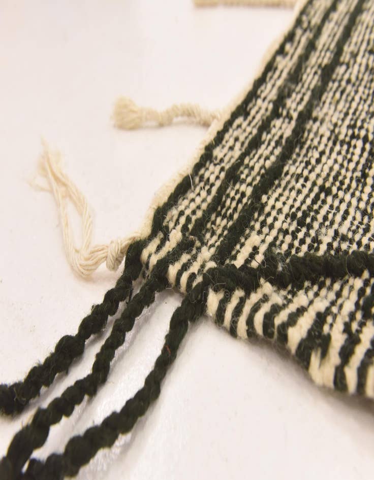 Detail image of 6' 6 x 10' 4  Hand Knotted Moroccan Wool Rug