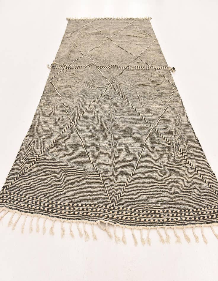 Detail image of 6' 3 x 10' 5  Hand Knotted Moroccan Wool Rug