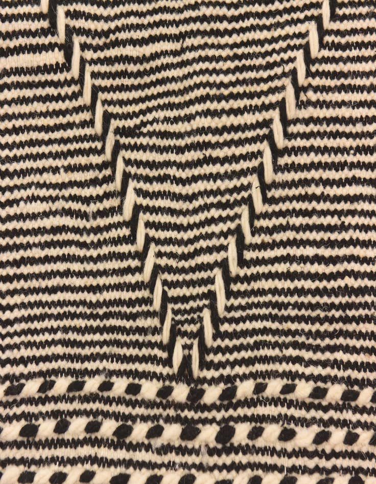 Detail image of 6' 3 x 10' 5  Hand Knotted Moroccan Wool Rug