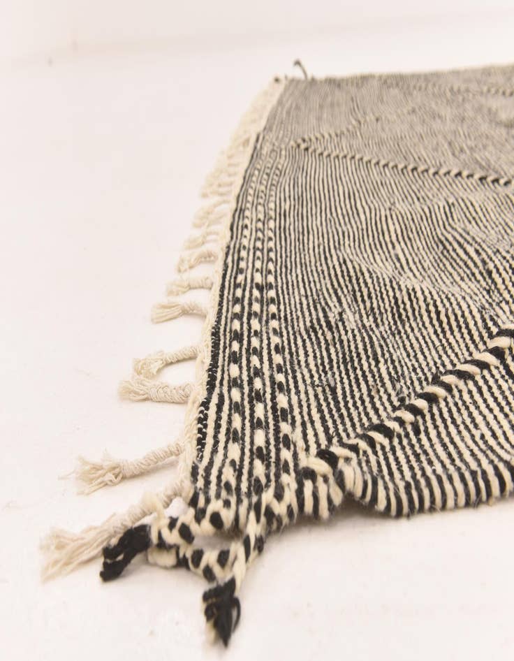 Detail image of 6' 3 x 10' 5  Hand Knotted Moroccan Wool Rug