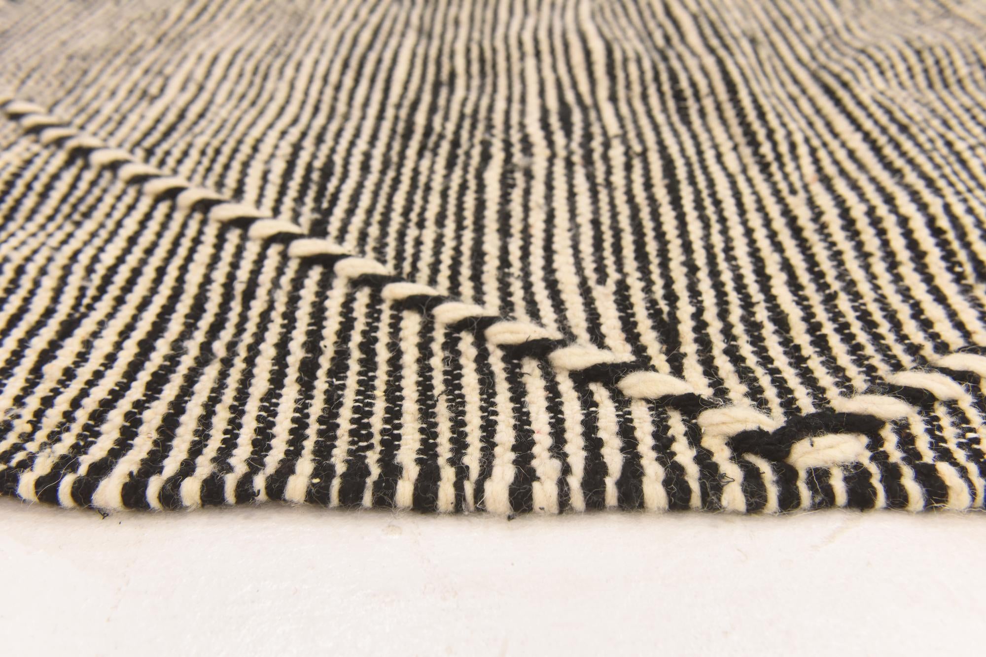 6' 3 x 10' 5 Hand Knotted Moroccan Wool Rug