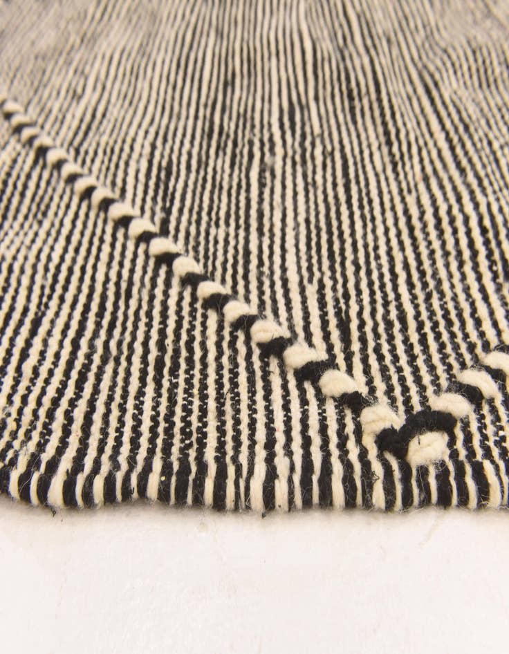 Detail image of 6' 3 x 10' 5  Hand Knotted Moroccan Wool Rug