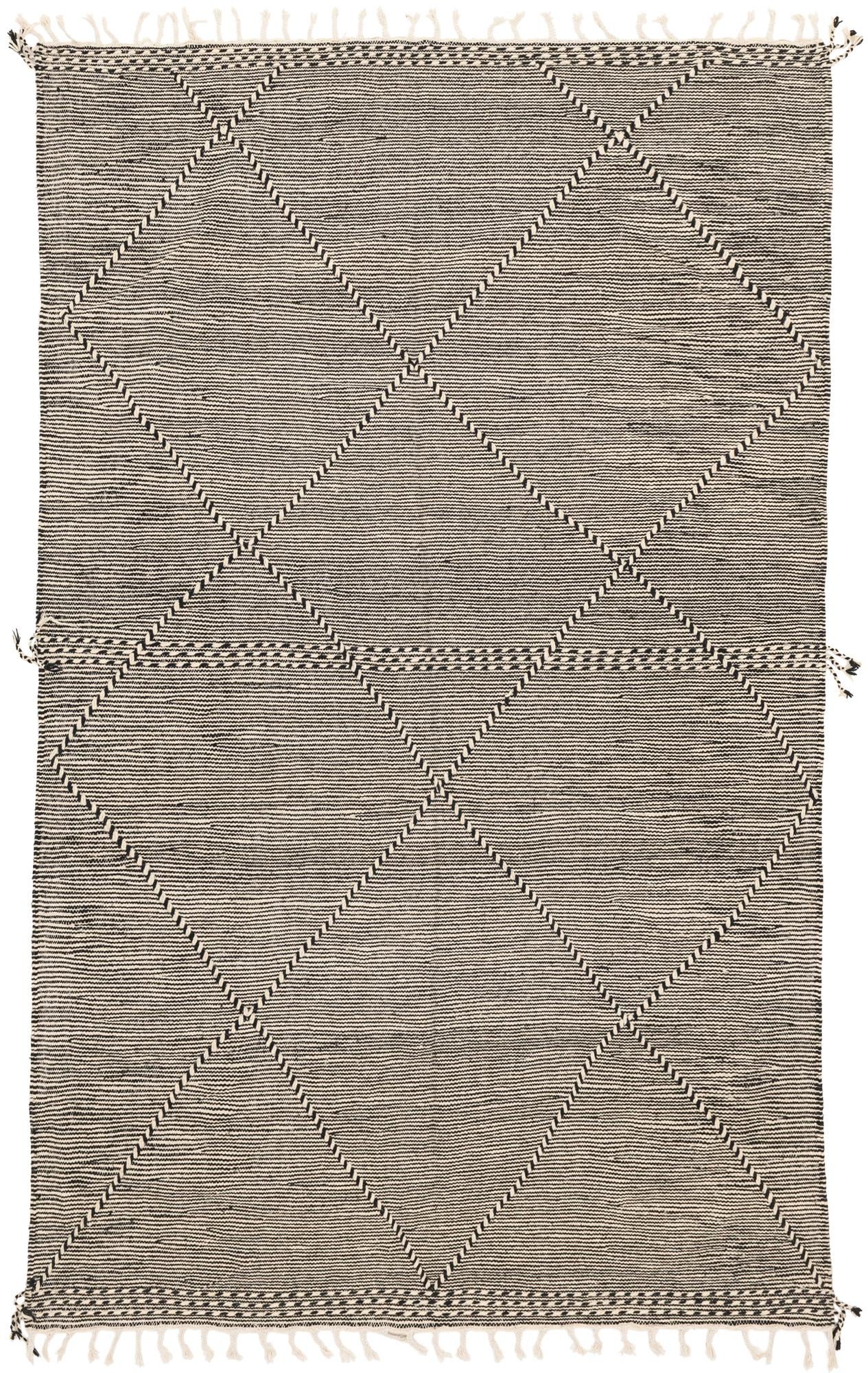 6' 3 x 10' 5 Hand Knotted Moroccan Wool Rug