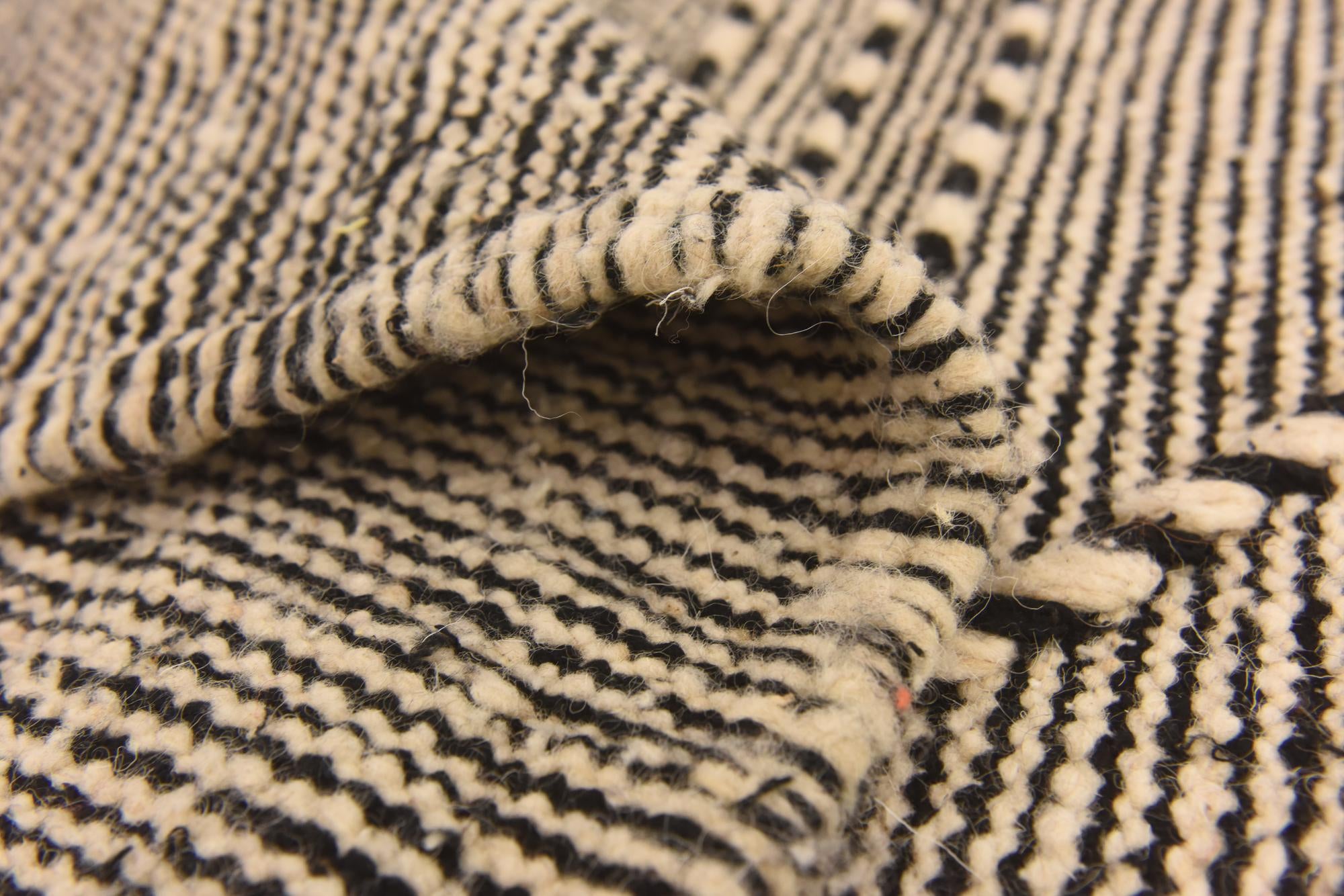 6' 7 x 10' 10 Hand Knotted Moroccan Wool Rug