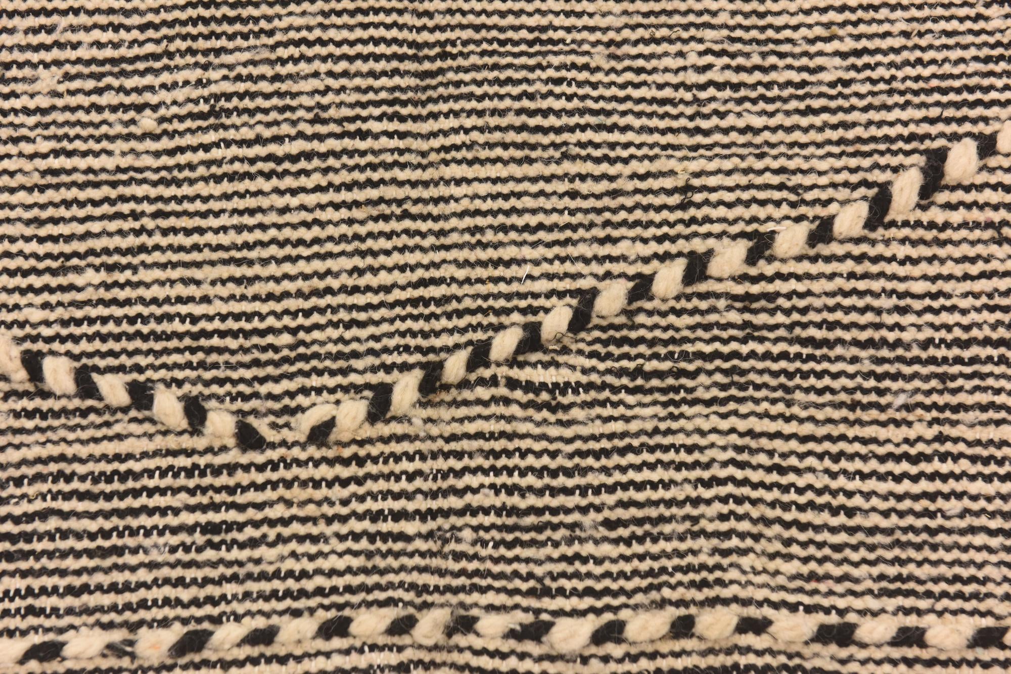 6' 7 x 10' 10 Hand Knotted Moroccan Wool Rug