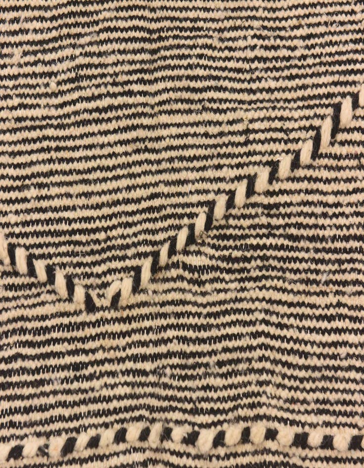 Detail image of 6' 7 x 10' 10  Hand Knotted Moroccan Wool Rug