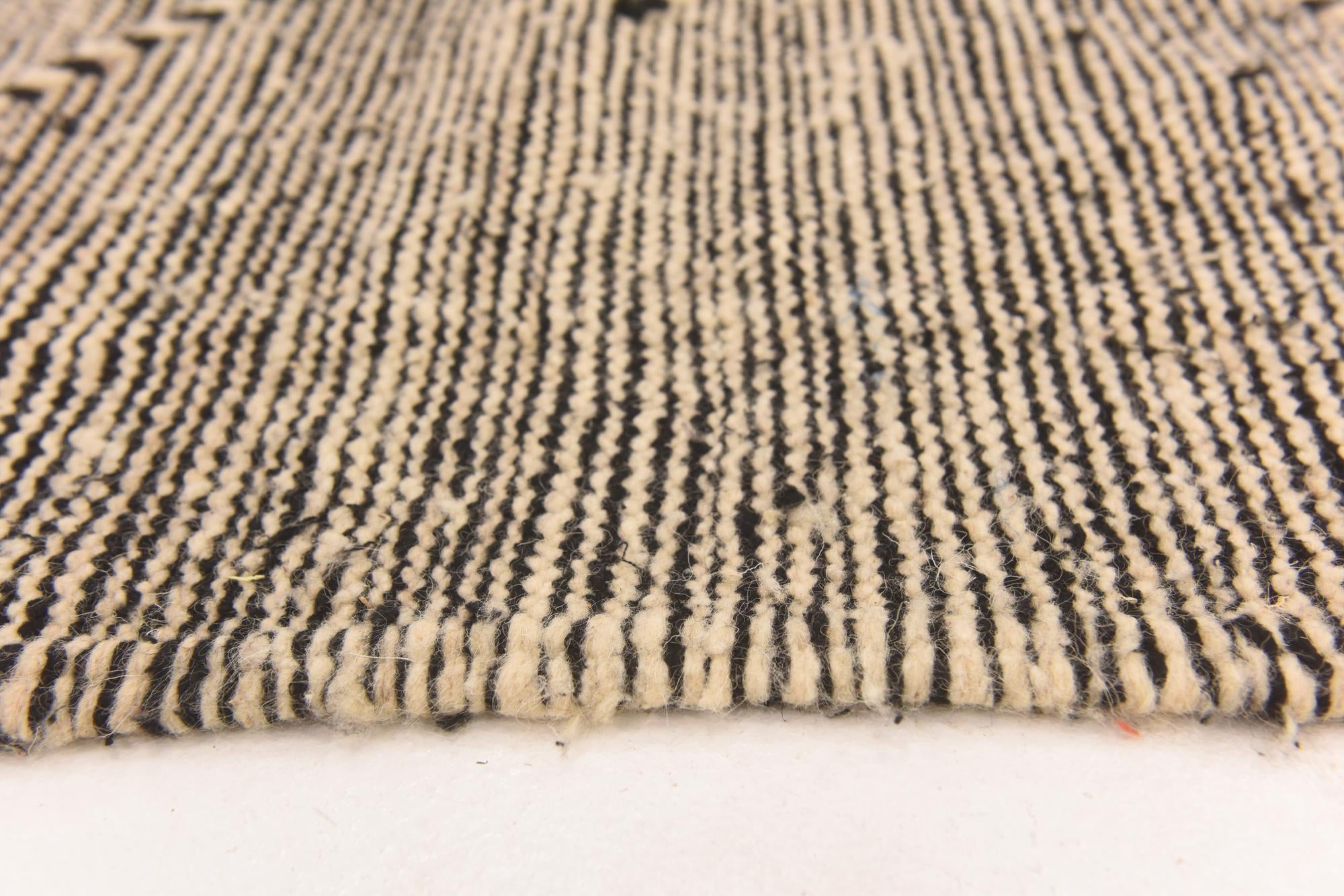 6' 7 x 10' 10 Hand Knotted Moroccan Wool Rug