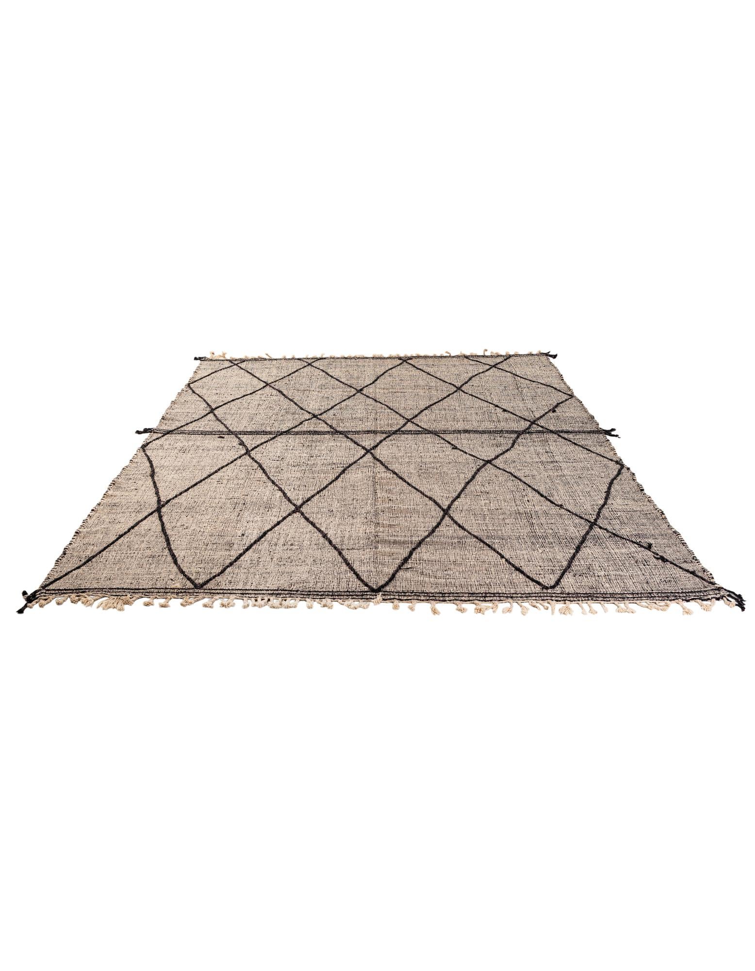 10' 4 x 12' 11 Hand Knotted Moroccan Wool Rug