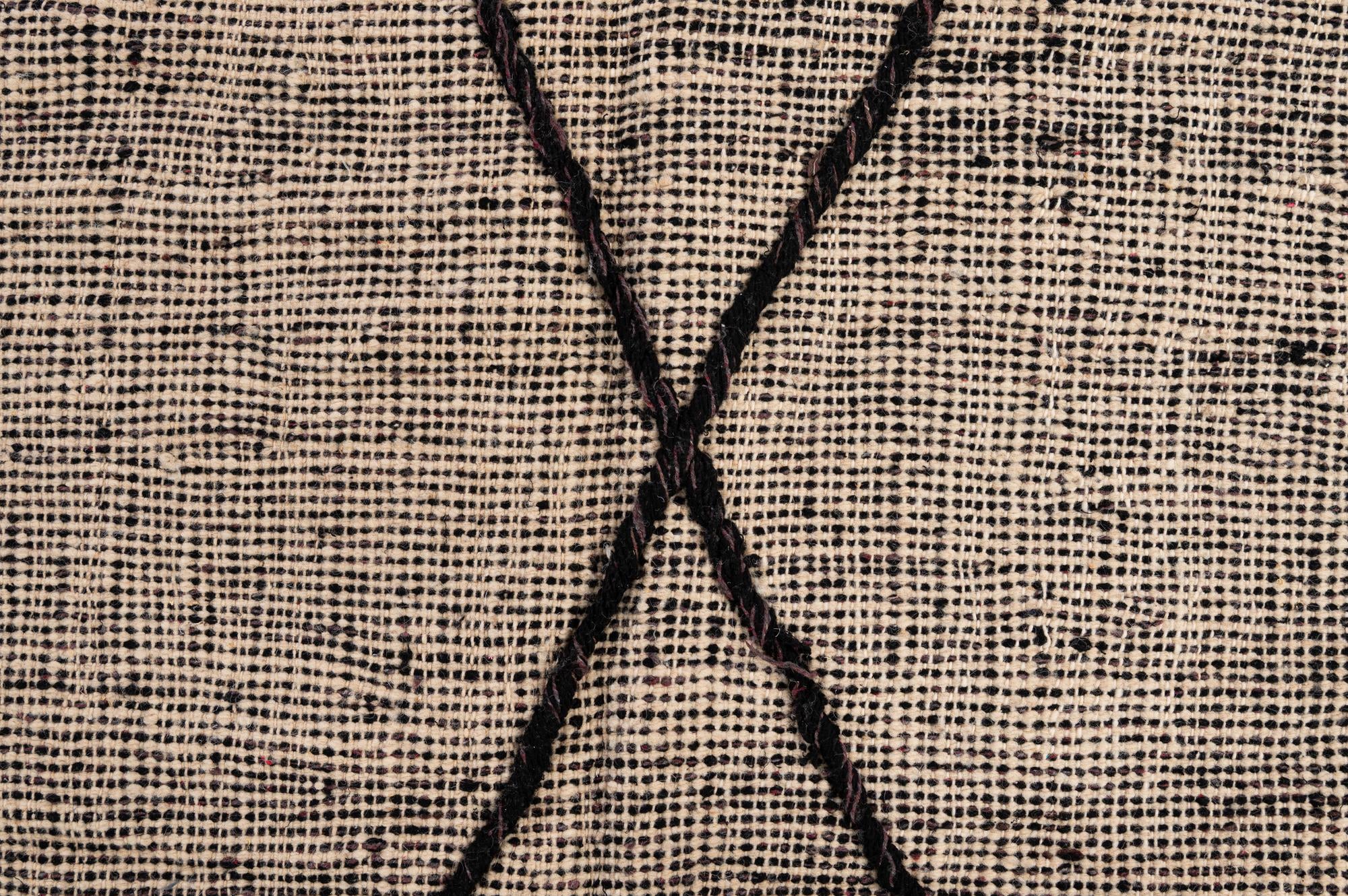 10' 4 x 12' 11 Hand Knotted Moroccan Wool Rug