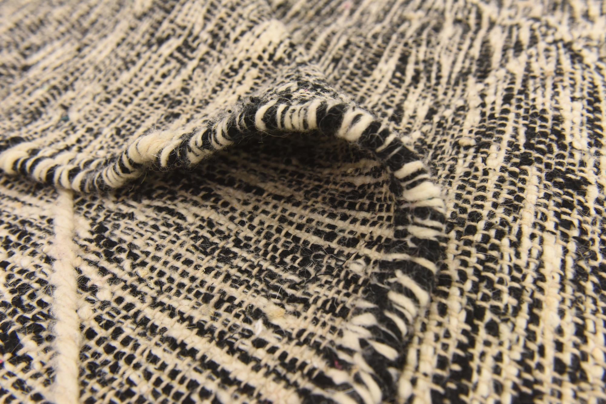 6' 8 x 9' 5 Hand Knotted Moroccan Wool Rug