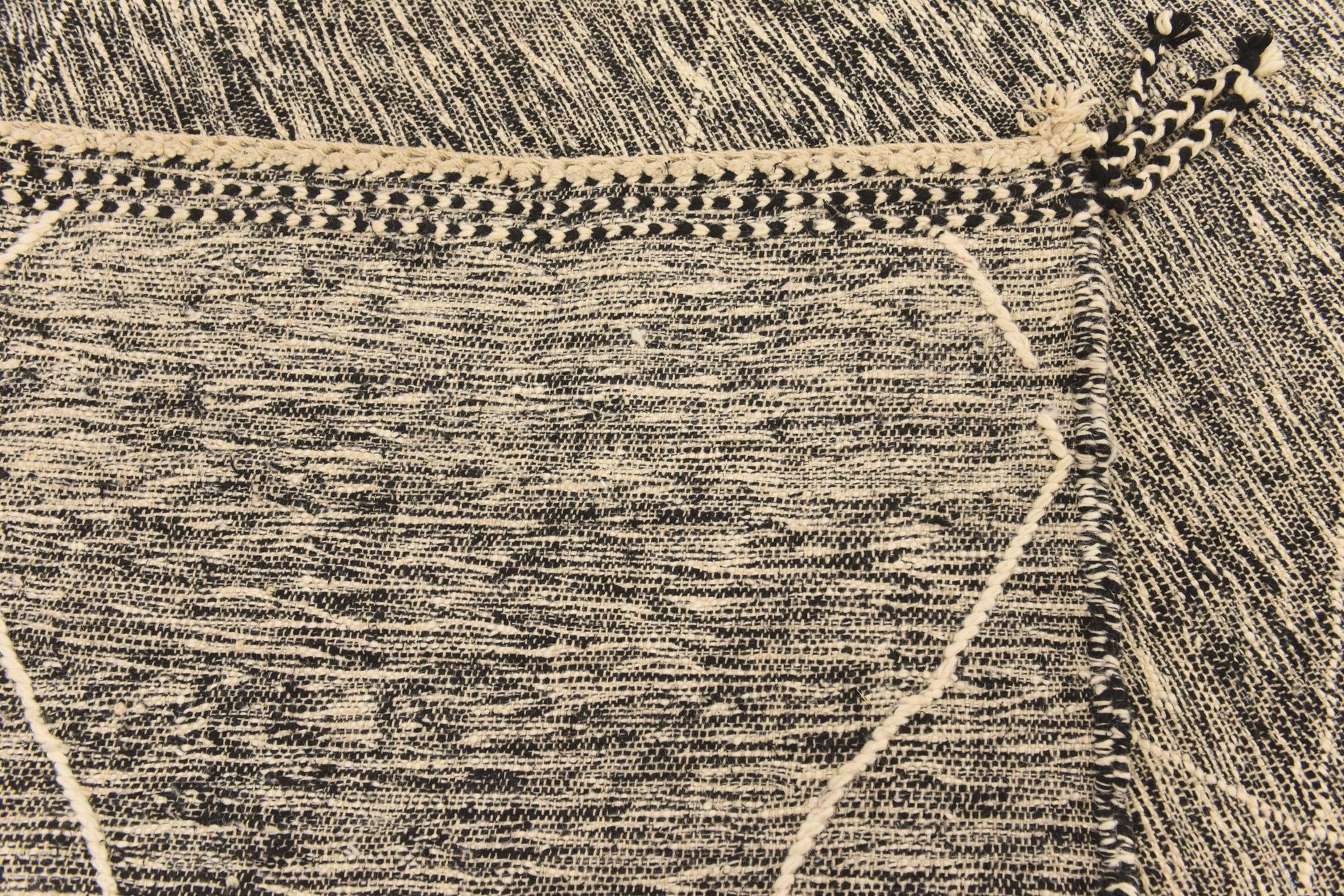 6' 8 x 9' 5 Hand Knotted Moroccan Wool Rug