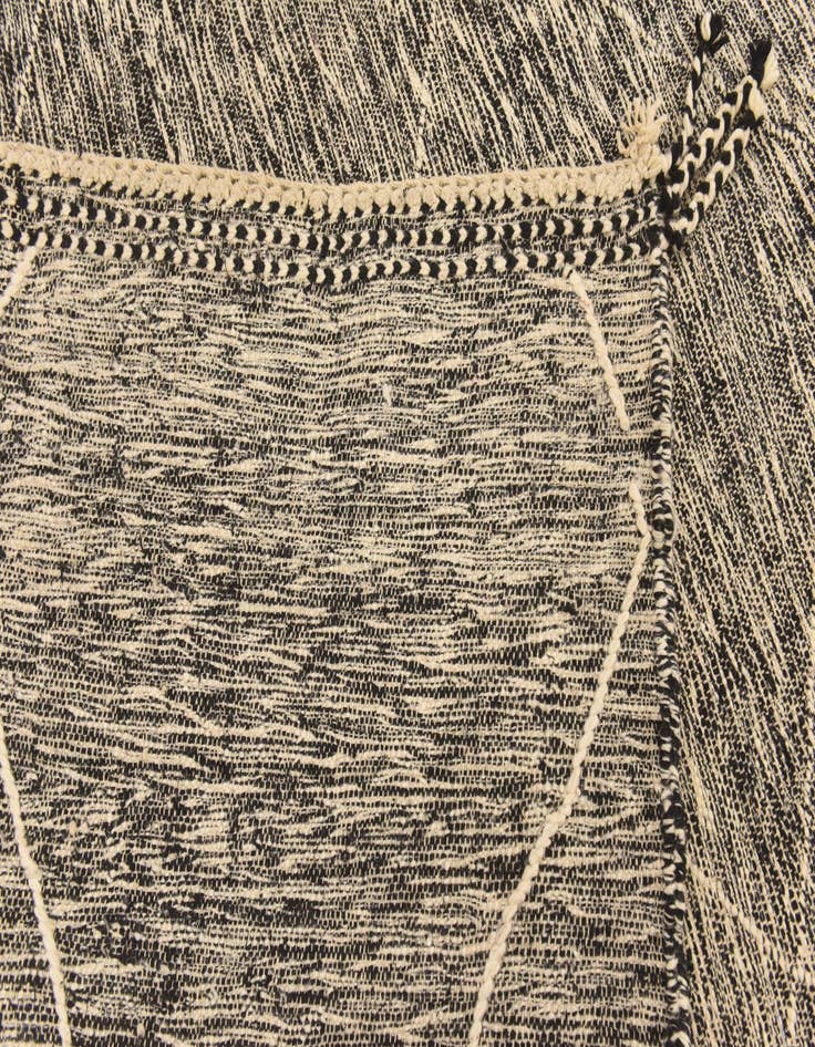 Detail image of 6' 8 x 9' 5  Hand Knotted Moroccan Wool Rug