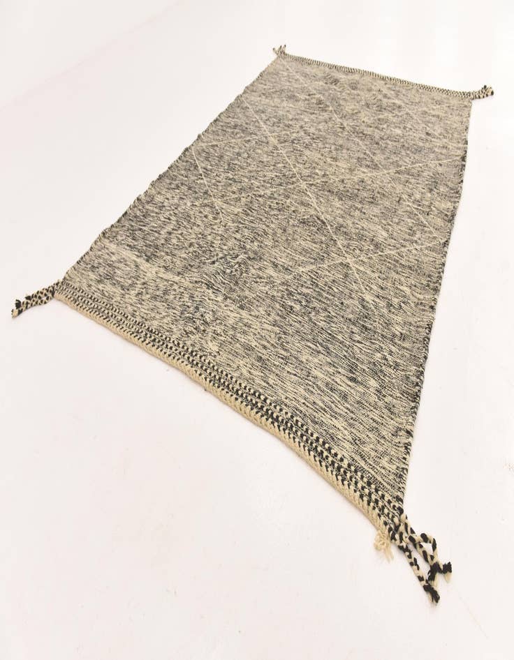 Detail image of 6' 8 x 9' 5  Hand Knotted Moroccan Wool Rug