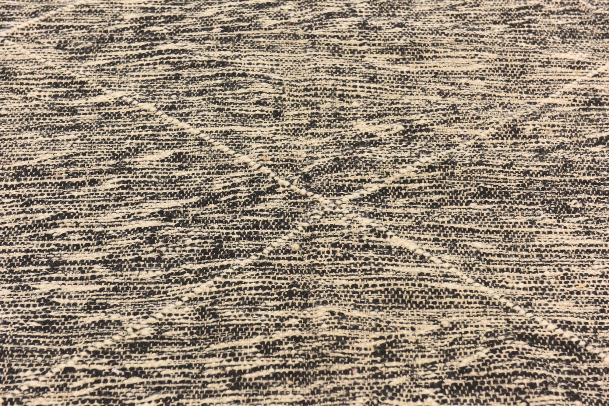 6' 8 x 9' 5 Hand Knotted Moroccan Wool Rug