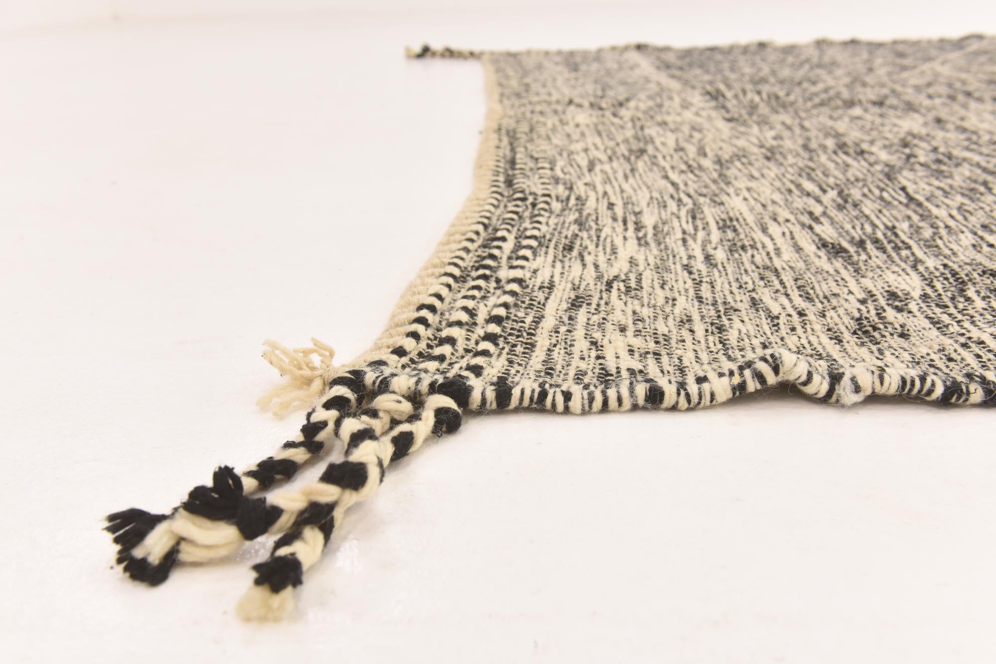 6' 8 x 9' 5 Hand Knotted Moroccan Wool Rug