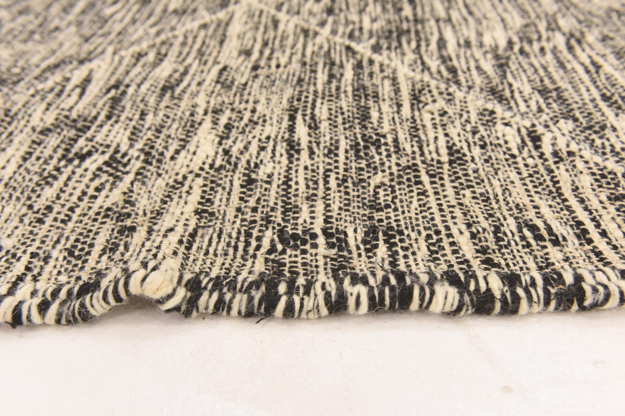 6' 8 x 9' 5 Hand Knotted Moroccan Wool Rug