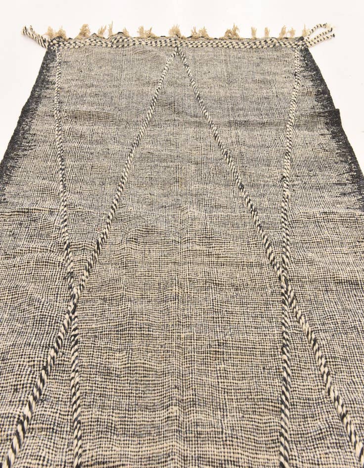 Detail image of 6' 7 x 10' 2  Hand Knotted Moroccan Wool Rug