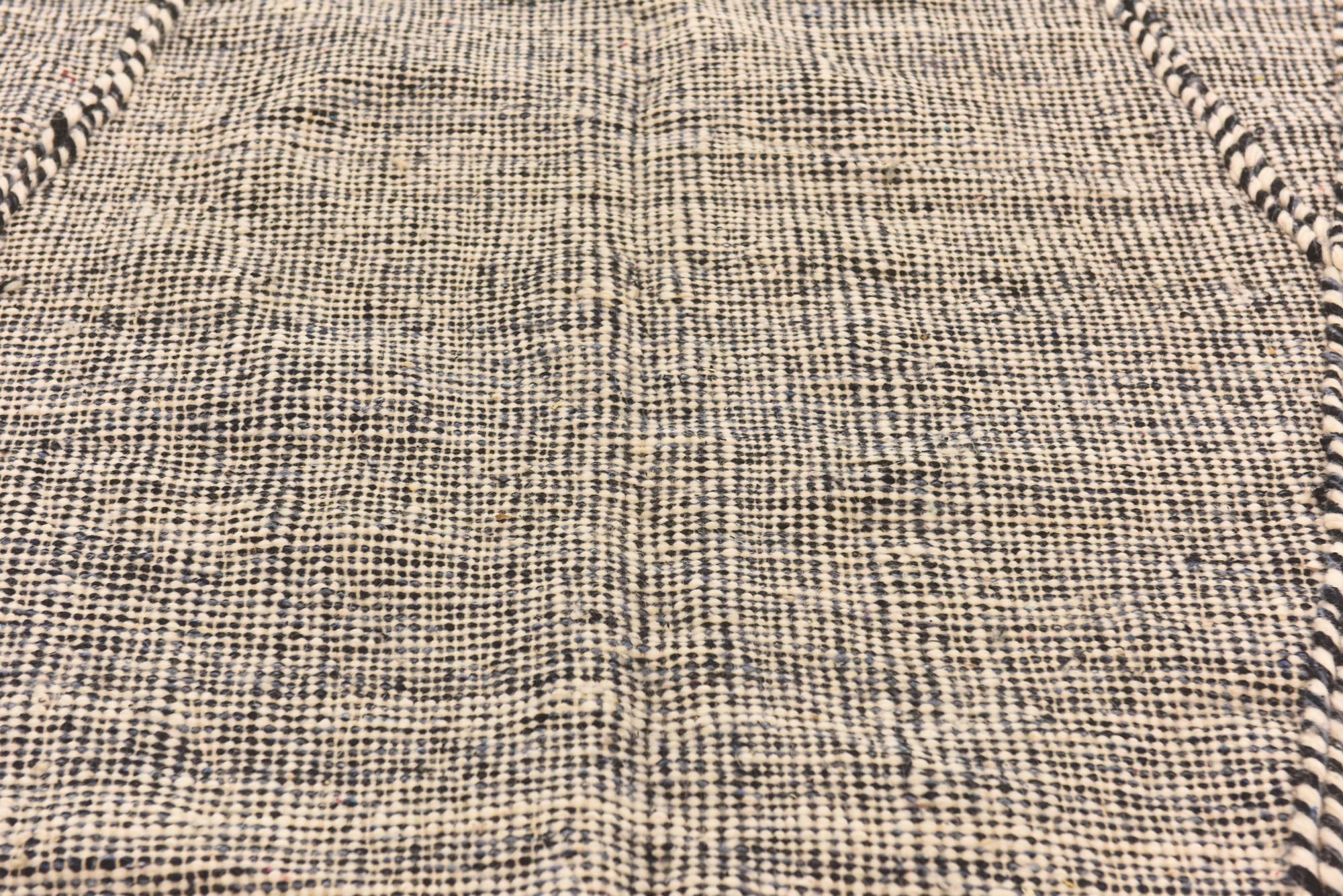 6' 7 x 10' 2 Hand Knotted Moroccan Wool Rug