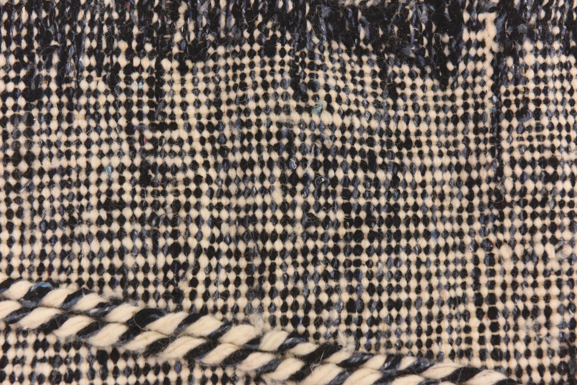 6' 7 x 10' 2 Hand Knotted Moroccan Wool Rug