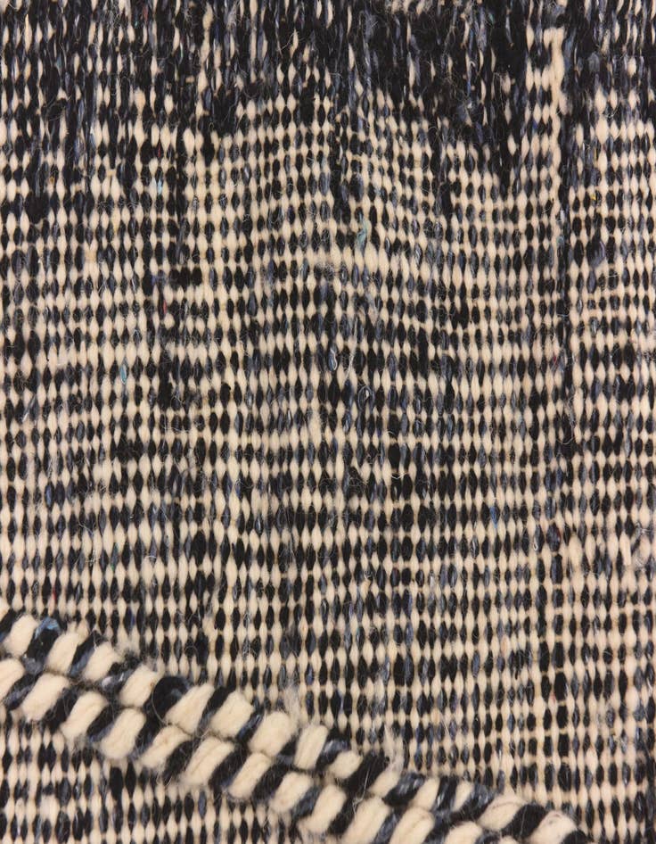 Detail image of 6' 7 x 10' 2  Hand Knotted Moroccan Wool Rug