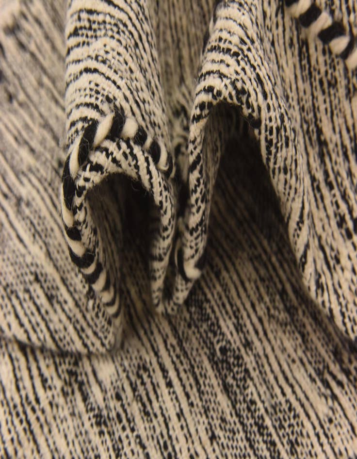 Detail image of 6' 6 x 9' 10  Hand Knotted Moroccan Wool Rug