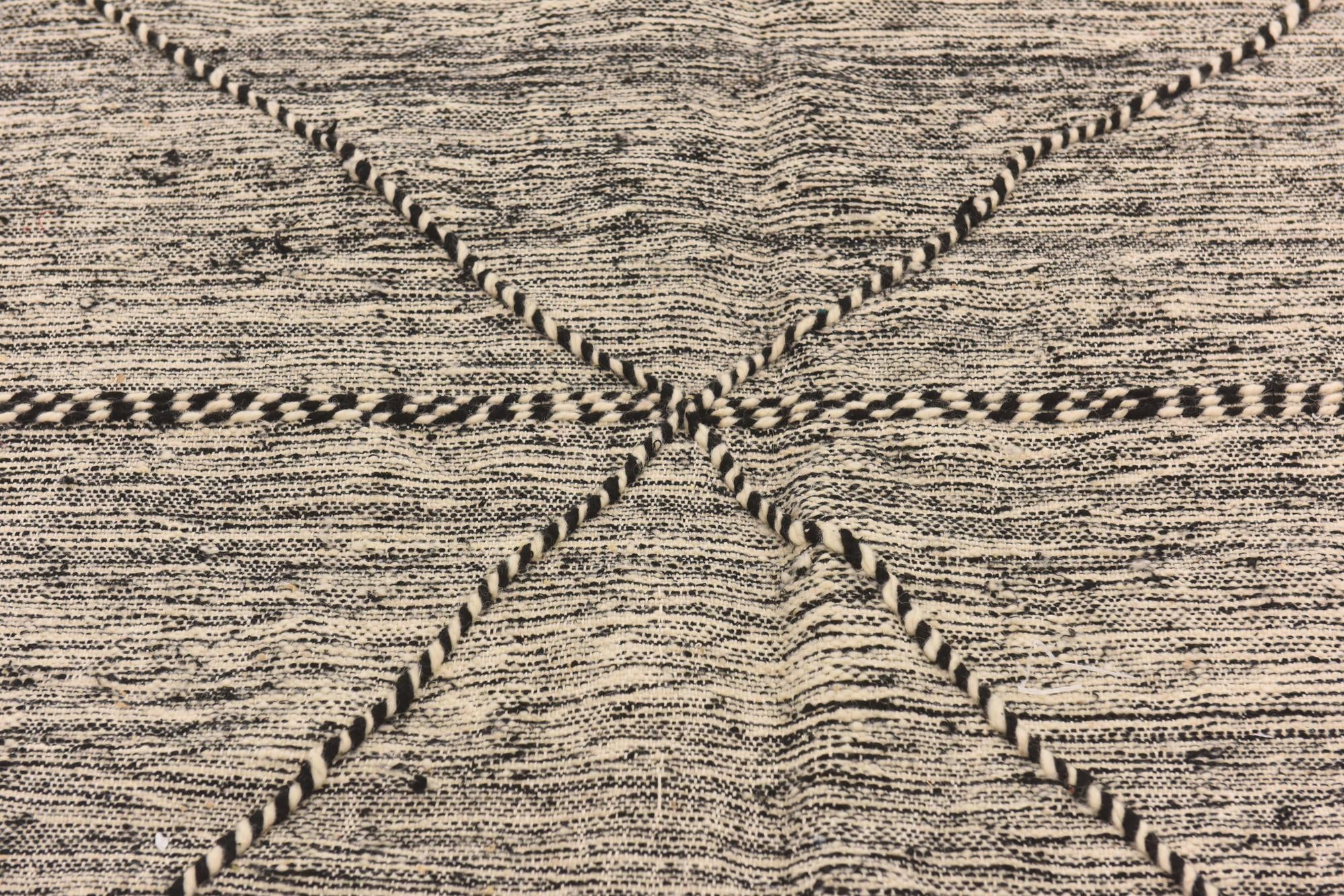 6' 6 x 9' 10 Hand Knotted Moroccan Wool Rug