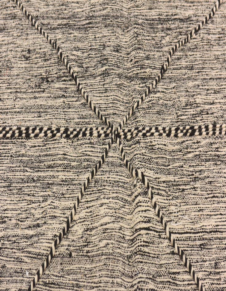 Detail image of 6' 6 x 9' 10  Hand Knotted Moroccan Wool Rug