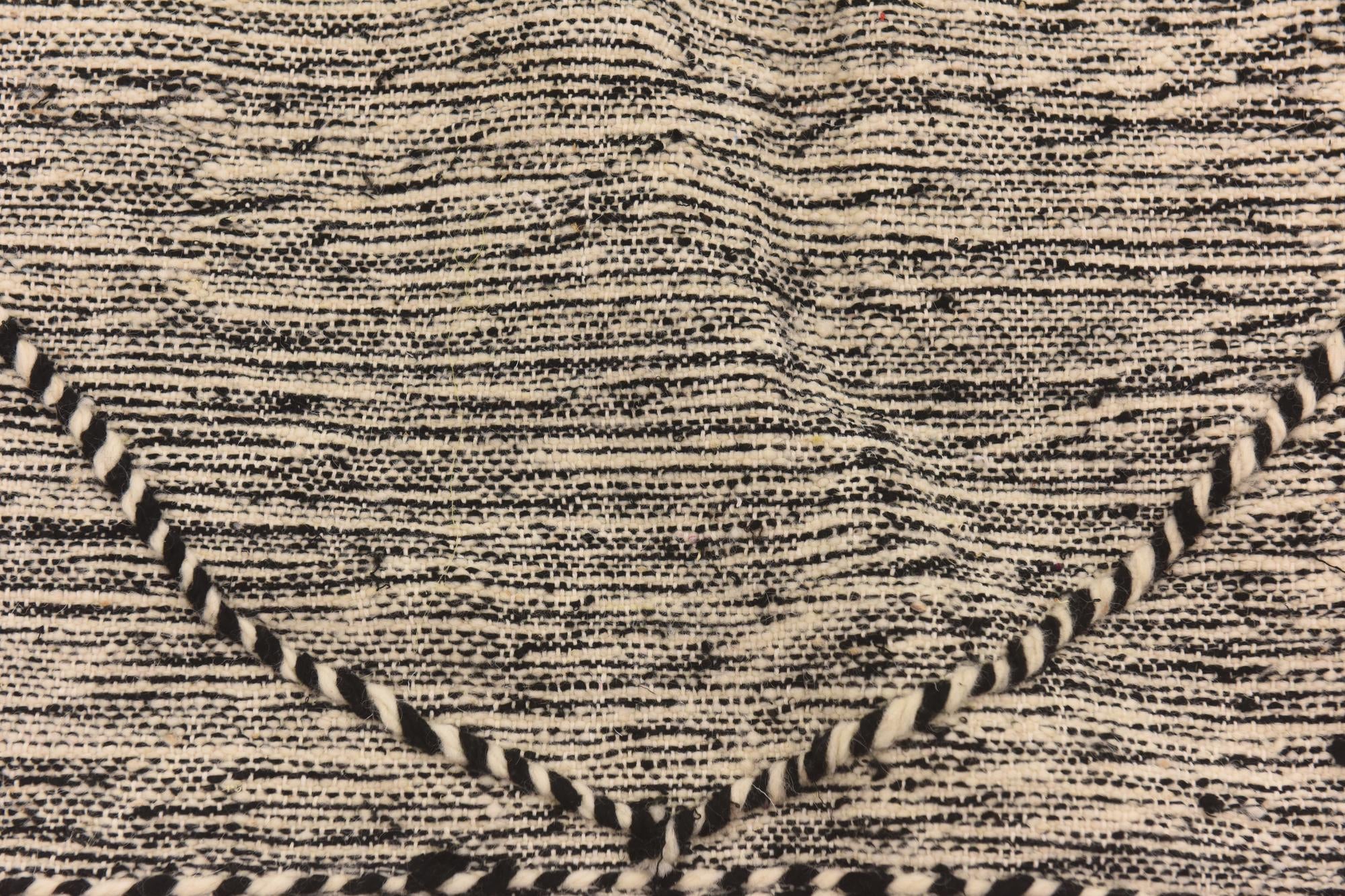 6' 6 x 9' 10 Hand Knotted Moroccan Wool Rug